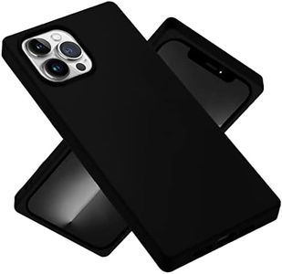 Jmltech for iPhone 14 Pro Max Case Silicone Protective Slim Thin Shockproof Flexible Women Girls Cute Phone Case for iPhone 14 Pro Max Black