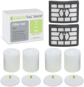 GreenVacShop 4+2 Pack Shark Rotator Professional Lift-Away NV500, NV501, NV502, NV503, NV505, NV510, NV520, NV552, UV560 Replacement Filter Set, 4 Foam+4 Felt+2 HEPA Filters, XFF500 XHF500