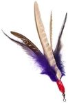 Da Bird Go Cat Feather Super Refill Cat Toys, Assorted Colors