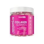 Collagen Gummies - Sugar Free Marine Collagen Gummies - Superior Type 1 Hydrolysed Collagen - Infused with Biotin, Vitamin C and Hyaluronic Acid - by Novomins