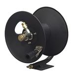 MAVPAWIY High Pressure Hose Reel 50ft, Heavy Duty Steel Hose Reel 4000PSI 3/8"NPT Pressure washer hose reel liquid use(Hose not Included)