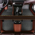 Heavy Duty Rubber Car Floor Mats - Non-Slip Design and Custom Fit Liners for Cars, Trucks, SUVs - All Weather Protection from Dirt and Spills (21)