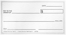 Reusable Giant Oversized Fake Paper Cheques for Endowment Award - Large Dry Erase Novelty Cheque for Rewards, Donations, Gag Gifts, Raffle Winners and Fundraisers, 76.2 x 40.6 cm