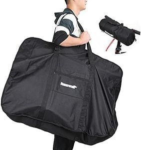 HUNTVP Bike Travel Bag 26 inch Folding Bike Bag Case Box Thick Bicycle Folding Carry Bag Pouch,Bike Transport Case for Air Travel 