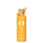 Sparrow Insulated Water Bottle 750ml - FlipFlow Metal Water Bottles with Straw Lid - BPA Free - Leakproof Stainless Steel Flask for Sport, Gym, Office, Outdoor, Travel