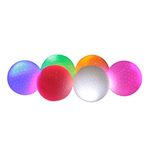 MOVKZACV Led Golf Balls LED Light up Golf Balls Glow in The Dark Ball Flashing Game Night Bright Glow Golf Balls Light Activated Long Lasting