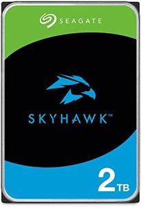 Seagate Skyhawk 2TB Video Internal Hard Drive HDD – 3.5 Inch SATA 6Gb/s 256MB Cache for DVR NVR Security Camera System with in-House Rescue Services (ST2000VXZ17/017)