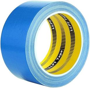 LLPT Duct Tape Premium Color Fabric Gaffer Tape Waterproof Cloth Repair Tape for DIY Indoor Outdoor Use 1 Pack 50MM x 14M Blue (DT501BL)