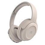 Cubitt Studio Headphones Active Noise Canceling Over Ear with Microphone, Premium Sound, Extend and Flex, Fast Charging, Long Lasting Battery, Foldable Beige