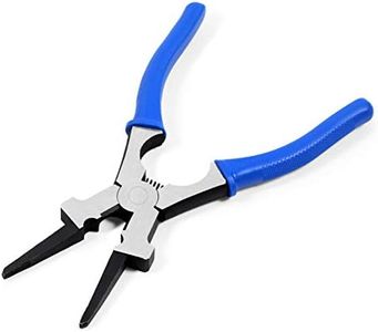 LEONTOOL 8.5-Inch MIG Welding Pliers with Flat Face Hammer Nozzle Cleaner Multifunction Welding Pliers with Spring Loaded Strong Hand Tools Professional Welding Soldering Tool