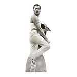 Star Cutouts Ltd CS850 Lifesize Cardboard Figure of Freddie Mercury 1985 Live Aid with Free Desktop Standup Standee Perfect for Fans, Parties, Collectors and Events, Solid, Multicolour