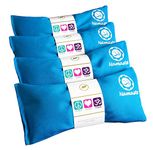 Happy Wraps® Yoga Lavender Eye Pillows - 4 Pieces - Turquoise Cotton