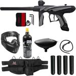 Maddog Tippmann Vantage Semi-Automatic .68 Caliber Silver CO2 Paintball Gun Marker Starter Package - Black