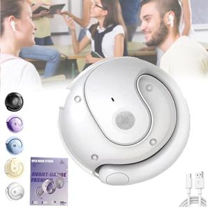 Sentdream Ai Translator, 2025 Sent Dream Translator, Sentdream Translator Headphones, Breezelly Translation Ear Buds, Ai Translation Earbuds Real Time, Translation Bluetooth 5.4 Earphones (White)