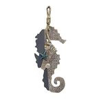 Wooden Decoration Nautical Seahorse With Starfish And Shells Rustic Wall Hanging Ornament Door Plaque Accessory Gifts For Home Office Beach Kitchen Bathroom Shops Restaurant