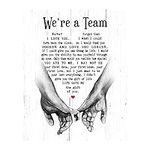 We're A Team- Wedding Vows Quotes W