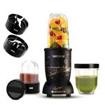 Wonderchef Nutri-blend Mist 500W Mixer Grinder, 22000 RPM, Smoothie Maker-Masala Grinder-Chutney Blender, 3 Unbreakable Jars, Limited Edition, Recipe Book by Chef Sanjeev Kapoor, 2 Yr Warranty, Black