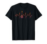 Heartbeat Guitarist Musical Instrument Guitar Player Guitar T-Shirt