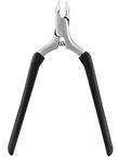 Beauté Secrets Cuticle Trimmer Cuticle pusher Cuticle Cutter Cuticle Nippers Cuticle Remover Pedicure Tools with Silicone Handle, Black