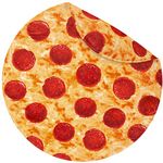 Jorbest Pizzas Blanket Adult Kids and Baby Size for Birthday Gifts, Double Sided Food Throw Blanket Funny Gifts for Women Men Teen, 285 GSM Soft Flannel Taco Blanket (Red, 60 inches) ﻿
