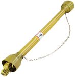 PTO Shaft 1 3/8" PTO Drive Shaft, Round Ends PTO Driveline Shaft, 6 Spline End Tractor, Brush PTO Shaft, Yellow PTO Shaft for Finish Mower, Rotary Cutter,39"-55"