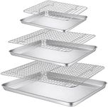 P&P CHEF Baking Sheet and Rack Set,