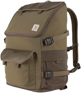 Carhartt 35l Nylon Workday Backpack, Durable Water-Resistant Pack with 15" Laptop Sleeve, Tarmac, One Size, 35l Nylon Workday Backpack, Durable Water-resistant Pack With 15" Laptop Sleeve