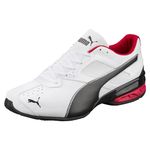 PUMA Men's Tazon 6 FM, Puma White/Puma Black/Puma Silver, 10.5