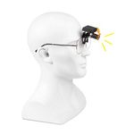 Headlamp Headlight 3W LED Wireless Headlight for Binocular Loupes Glasses with Optical Filter Clip-on Type + Storage Box