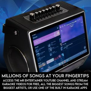 Mr Entertainer Maestro Karaoke Machine – Portable Music System