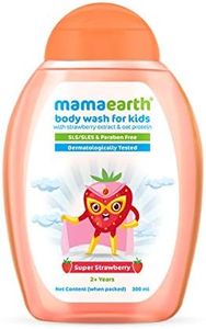 Mamaearth Super Strawberry Body Wash for Kids with Strawberry & Oat Protein – 300 ml