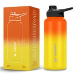 Embrava Insulated Sports Water Bottle – 32oz – Quick Open Lid for Fitness, Gym, and Outdoors - Leak Proof - BPA & BPS Free - Double Walled & Stainless Steel