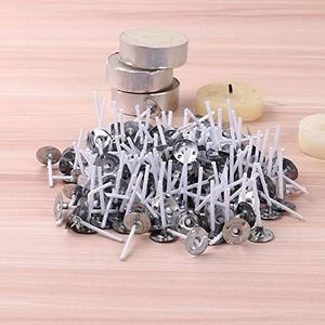 500pcs/1'' Tea Light Candle Wicks, Pre-Waxed Tealight Wicks for Soy Wax Candle Making