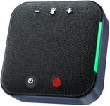 COOLPO Conference Speaker and Microphone Bluetooth Speakerphone with 4 Mics,USB C,360°Voice Pickup & Dual Noise Cancelling Conference Room Microphone for Work/Teams/Zoom/Home Office