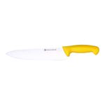 ZWILLING Twin Master 12" Chefs Knife | 57 Rockwell Hardness | Ergonomic Non-Slip Synthetic Resin Yellow Handles with Enclosed Tang | Made in Spain