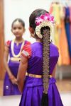 VAMA FASHIONS Traditional Maggam Work Black Poola Jada Billalu Hair Choti Ornaments Bharatanatyam Kuchipudi pulajada for Kids Girls