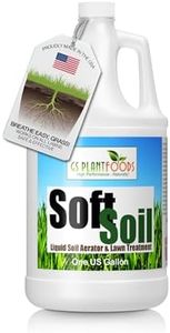Soft Soil Liquid Soil Aerator & Lawn Treatment to Fix Compacted Soils, Improve Drainage with Non-Mechanical Liquid Application. 1 Gallon