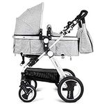 BABY JOY Baby Stroller, 2-in-1 Conv