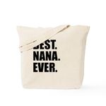 CafePress Best Nana Ever Tote Bag Natural Canvas Tote Bag, Reusable Shopping Bag