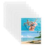 Fabmaker 30 Pack Photo Sleeves for 3 Ring Binder - (5x7, for 120 Photos), Archival Photo Page Protectors 5x7, Clear Plastic Photo Album Refill Pages Photo Pockets, Postcard Sleeves, Acid-Free