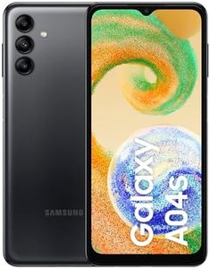SAMSUNG Galaxy A04S, Téléphone Mobile 4G 6,5", 32GB, Carte SIM Non Incluse, Android, Version FR, Noir