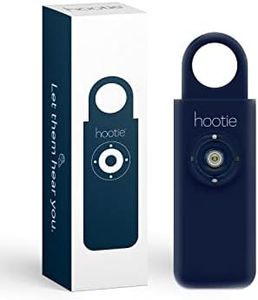 Hootie Personal Safety Alarm, Personal Alarms for Women, Men, & Kids Personal Alarm - Keychain Alarm, Self Defense Alarm, Security Alarm Keychain with 130dB Self Defense Siren & Strobe Light - Navy