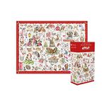 Wrendale Designs by Hannah Dale - The Christmas Country Set Jigsaw Puzzle - 1000 Pieces