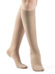 Sigvaris 863 Select Comfort Women's Closed Toe Knee Highs - 30-40 mmHg Short Natural LS Short 863CLSW33