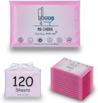 MA CHÉRIE Disposable Toilet Seat Cover 120 Pcs,Extra Large,Flushable,Travel and Pocket Size