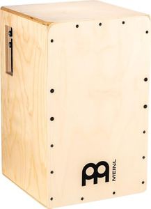 Meinl Percussion Pickup Snarecraft Cajon - Grande drum box avec micro, sons de caisse claire et basses - Surface de jeu en bouleau baltique (PSC100NT)