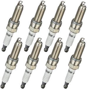 BDFHYK XP5701 Iridium Spark Plugs Compatible with Honda MDX RDX Civic HR-V Odyssey Passport Pilot Ridgeline Grand Cherokee Wrangler M3 M5 M6 2.3L 3.5L 4.0L L4 V6 V8 Set of 8
