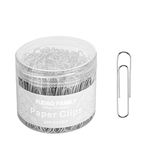 Jumbo Paper Clips, 50mm Paper Clip, 200 pcs Large Paperclips