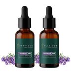 Flaviour Lavender Essential Oil: 100% Pure & Natural | Healthy Hair & Growth, Skin, Hair Fall Control and Relaxing Sleep | Aromatherapy | 10 ml (Pack of 2) | Lavandula Angustifolia