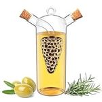 AXIM Glass Olive Oil Vinegar Cruet,